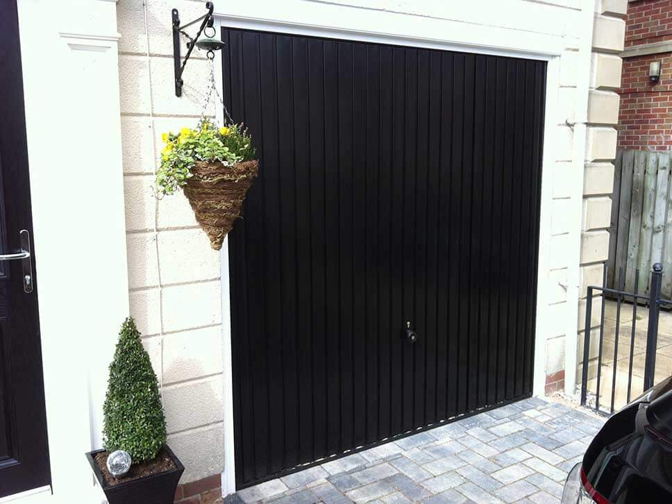 Black-Up-&-Over-Garage-Door-Yorkshire