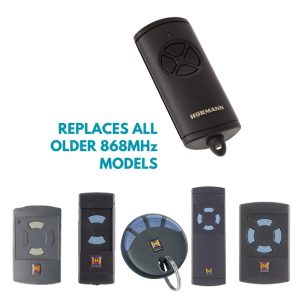 hormann bisecur hse 4 bs micro garage remote hand transmitter | black | 868.3mhz