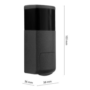 wireless photocell/beam with battery rotation up 180°