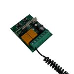 2 channel radio receiver for garage doors & gates