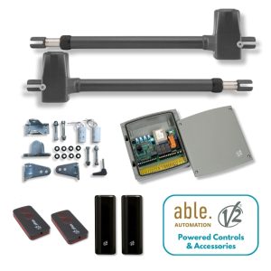 telescopic ram kit for swing gates 230v | v2 controls