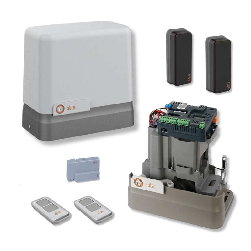 able v2 sl small 24v 600kg sliding gate kit 30y003