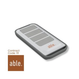 able v2 10y005 tx toh 4 button remote transmitter | 433.92mhz rolling code c111