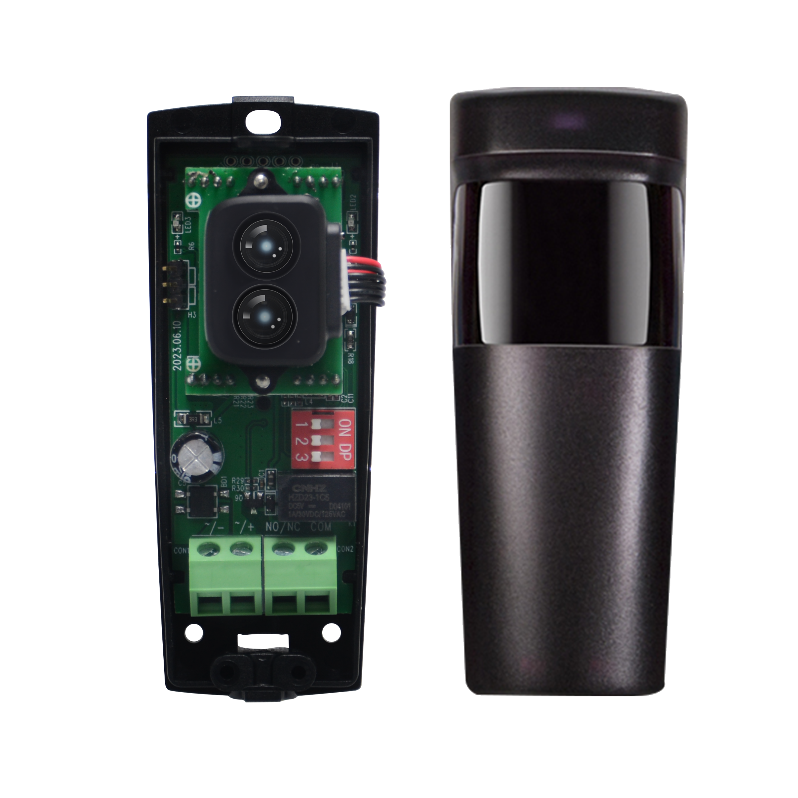 reflective laser photocell sensor 0.5–7.5m 12–24v | gate safety beam