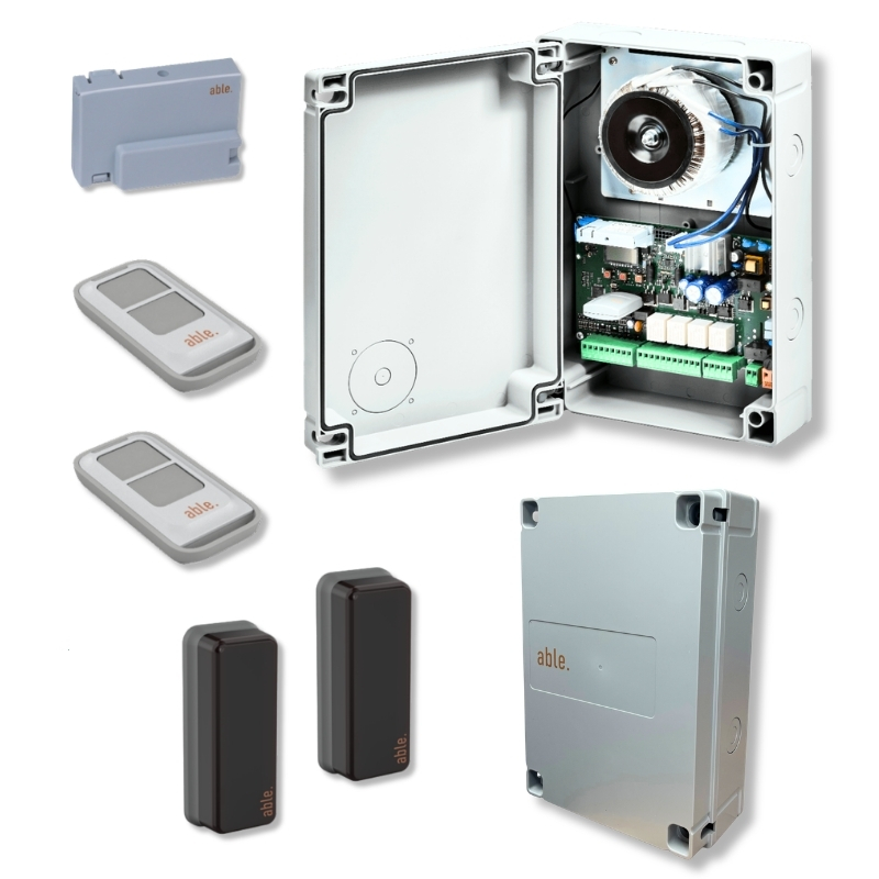 able v2 cx evo2 24v control panel – gate control unit & accessory kit | 28y006